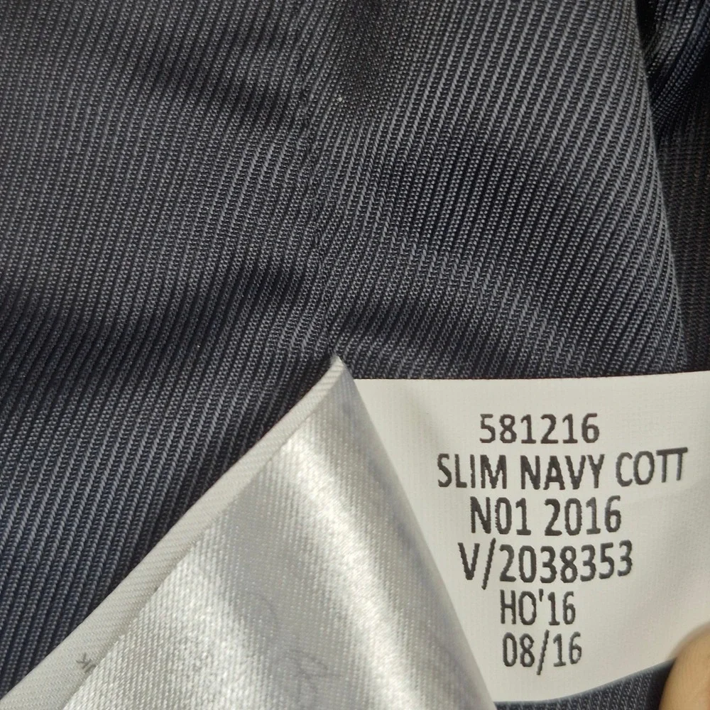 Banana Republic Blazer Mens 40R Navy Blue Slim Fit Brushed Cotton Sport Coat